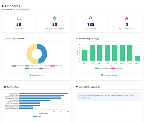 Blacklight Dashboard Interface